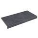 Бортова Г-подібна плитка Aquaviva Ardesia Black, 595x345x50(20) мм