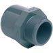 Муфта ПВХ Effast RGRAMG025C перехідна, із зовнішнім різьбленням d25x32x3/4"