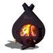 Печь Rud Pyrotron Кантри 00 (отапливаемая площадь 40 кв.м. х 2,5 м) со стеклом