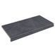 Бортова Г-подібна плитка Aquaviva Ardesia Black, 595x345x50(20) мм