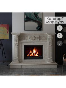 Каминная облицовка Hitis Совершенство, материал мрамор категории 3