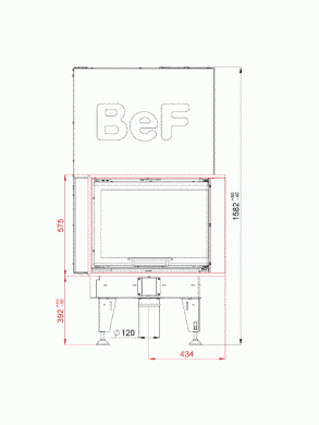 Камінна топка BeF FEEL V 8 CP