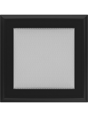 Вентиляційна решітка Kratki 17x17 см OSKAR чорна