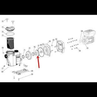 Крильчатка насоса Hayward RS3016, 1.5 НР (SPX3016CE)