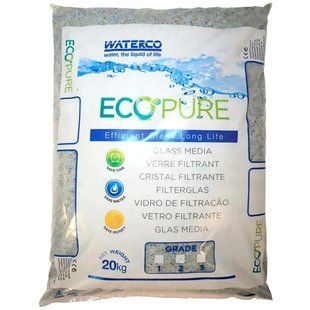 Песок стеклянный Waterco EcoPure 1.0&ndash;3.0 мм (20 кг)