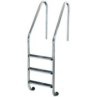 Лестница для бассейна Flexinox Standard (3 ступени), для широкого борта, AISI-304/316