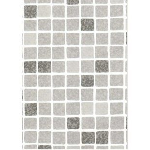 Пленка ПВХ SUPRA мозаика серая / Mosaic grey 165 cm, цвет 1123/04, Elbtal Plastic
