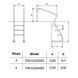 Лестница для бассейна Hayward EAF3 Easy access (3 ступени), для широкого борта, AISI-316
