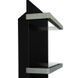Cтеклокерамический полотенцесушитель с программатором AFRICA Lotos-Х, черный