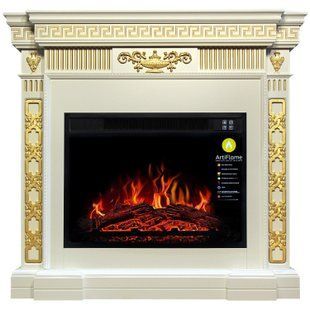 Каминокомплект ArtiFlame GREECE AF23S БЕЛЫЙ ВАНИЛЬ (СО ЗВУКОМ)