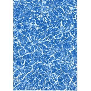 Пленка ПВХ SUPRA мрамор синий / Marble blue 165 cm, цвет 920/20, Elbtal Plastic