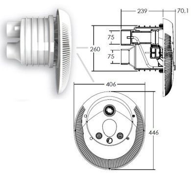 Противоток AquaViva WTB400T 80 м3/ч (380В)