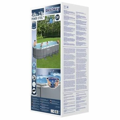 Каркасный бассейн Bestway 56710 (549х274х122 см) с картриджным фильтром, лестницей и защитным тентом
