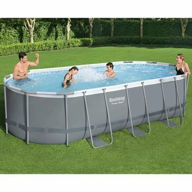 Каркасный бассейн Bestway 56710 (549х274х122 см) с картриджным фильтром, лестницей и защитным тентом
