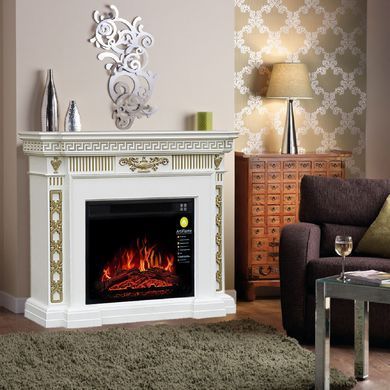 Камінокомплект ArtiFlame GREECE AF23S БІЛИЙ ВАНІЛЬ (ЗІ ЗВУКОМ)