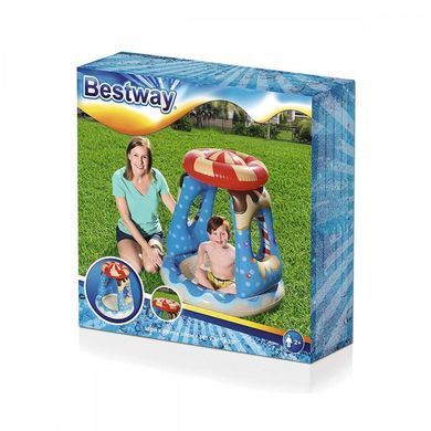 Надувний басейн Bestway 52270 &laquo;Цукерка&raquo; 91х91х89 см, з навісом