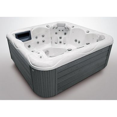 СПА бассейн Wellis venus (sterling silver black, dark grey cover)