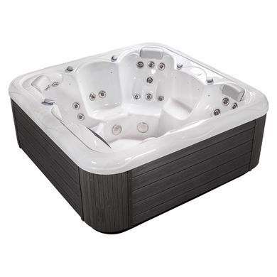 СПА бассейн Wellis venus (sterling silver black, dark grey cover)