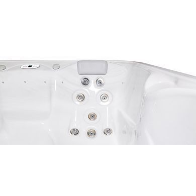 СПА бассейн Wellis venus (sterling silver black, dark grey cover)
