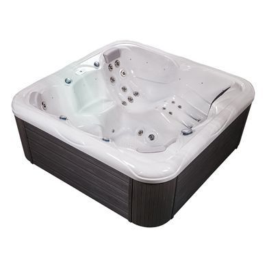 СПА бассейн Wellis venus (sterling silver black, dark grey cover)