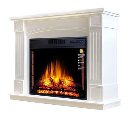 Камінокомплект ArtiFlame BOSTON AF28S БІЛИЙ ДУБ (З ЗВУКОМ)