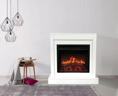 Каминокомплект Aflamo Vigo Modern белый, без столешницы + LED 60