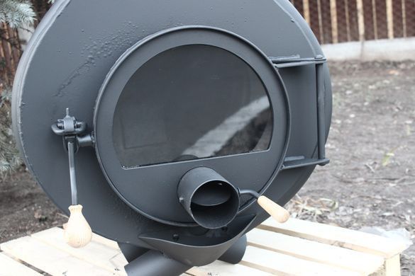 Печь Rud Pyrotron Кантри 02 (отапливаемая площадь 120 кв.м. х 2,5 м) со стеклом