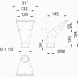 Форсунка "хвиля" Gushing 115-15 Silver - 50767