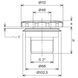 Форсунка стеновая Flexinox 87198042 (4.5 м3/ч) под лайнер, 2"