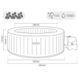 Надувной джакузи &ndash; СПА Intex 28428 216 х 71 см PureSpa Bubble Massage