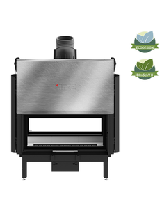Каминная топка Hitze ARDENTE DUO ARD90X41.DGS-I Тоннель+дополнительное внутреннее стекло