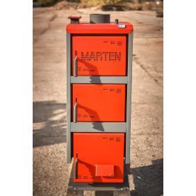 Котел твердопаливний MARTEN Comfort 50 кВт тривалого горіння, водоохолоджувальні колосники, сталь 6 мм (MC-50)