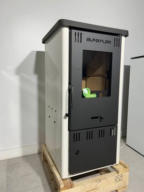Сталева піч Alfa-Plam ELITA 2 ECO слонова кістка