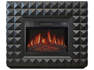 Каминокомплект ArtiFlame Diamond AF23S черный с обогревом и звуком горения огня