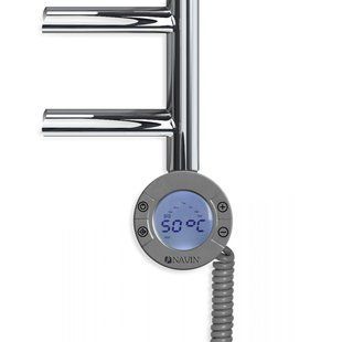 ТЭН для полотенцесушителя NAVIN Sigma 300W серый, с функцией программирования