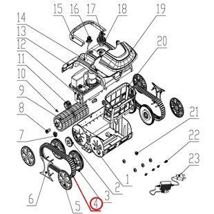 Ремень к пылесосу Wybotics WY200, (Belt №4/WY200)
