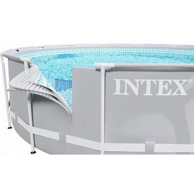 Каркасний басейн Intex 26756 Premium (610х132 см) з картриджним фільтром, драбиною, підкладкою і тентом