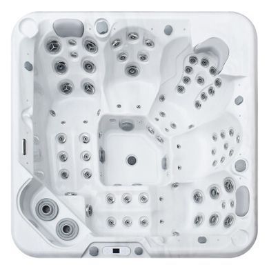 Гідромасажний басейн IQUE Dreamline-II 2200-II-DD-BPM (WiFi+MICROSILK) (220х220х96 см), Brushedwalnut