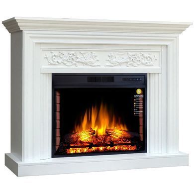 Каминокомплект ArtiFlame MONFERRATO AF28S БЕЛЫЙ БЬЯНКО (СО ЗВУКОМ)