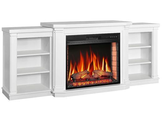 Каминокомплект ArtiFlame December AF28S махагон коричневый антик с обогревом и звуком горения огня