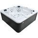 Гідромасажний басейн Aquajoy Borneo (230х230х96 см), Сріблясто-білий мармур
