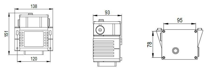 Трансформатор PG 100Вт/220-12В