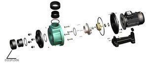 Гайка для подключения насоса PG FLOODER JET, 4" внутр