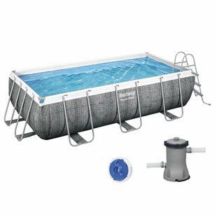 Каркасный бассейн Bestway 56721 (404х201х100 см) с картриджным фильтром и лестницей
