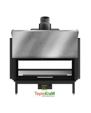 Камінна топка HITZE ARDENTE DUO 120х43.DGS 22 кВт, тунельна з гільйотиною
