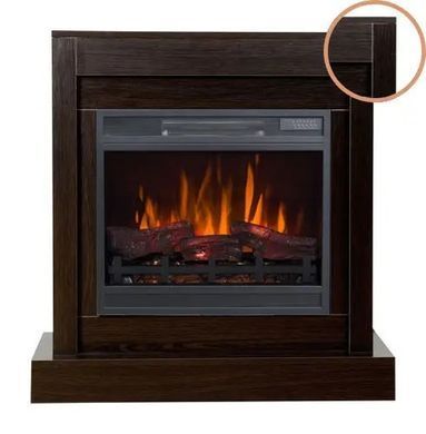 Камінокомплект Aflamo Vigo Modern венге, без стільниці + LED 60