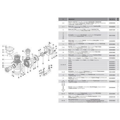 Насос Hayward HCP38353E1 KAP350 T1.B (380В, 58 м3/год, 3.5HP)