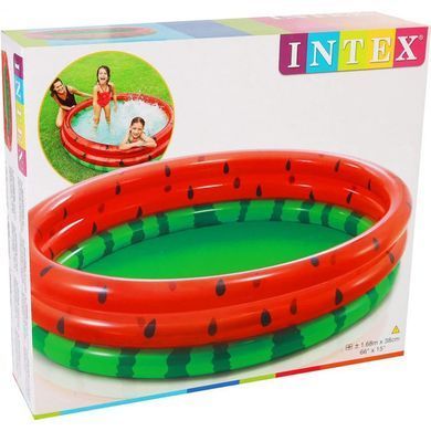 Детский надувной бассейн Intex 58448 Арбуз (168х38 см)