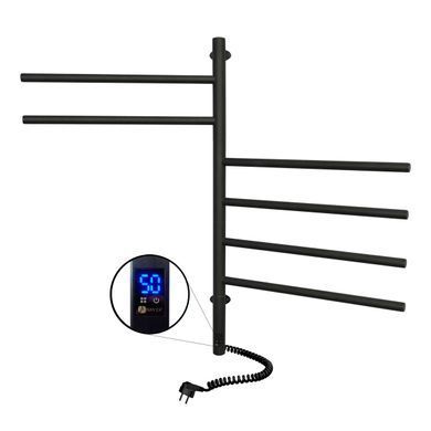 Полотенцесушитель Arabesque 480х800 Sensor с таймером, черный муар