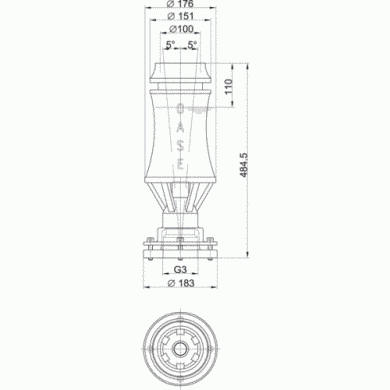 Форсунка Geyser 100 T - 50995